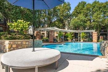 Shimmering swimming pool